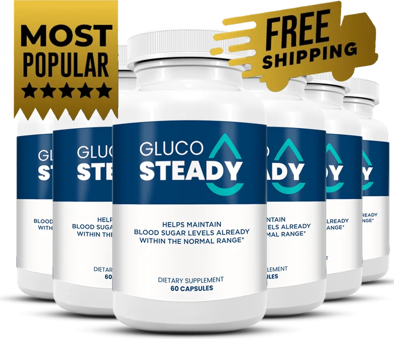 GlucoSteady 6 Bottles package